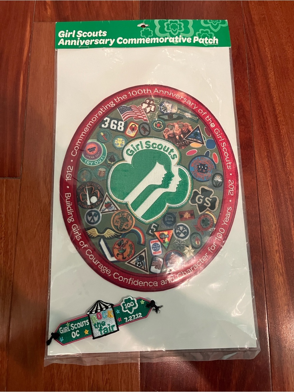 Girl Scouts 100th Year Anniversary Large Commemorative Patch